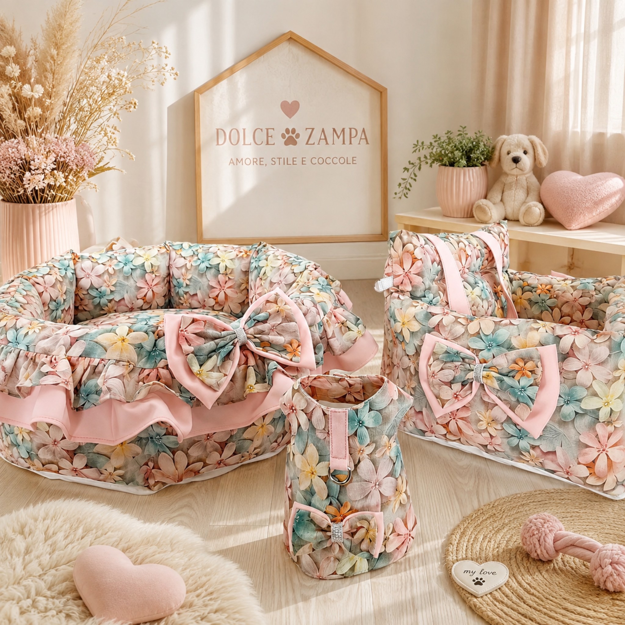 Cuccia Floreale Petal Dream per Animali